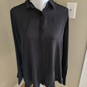 Black Button Down Blouse